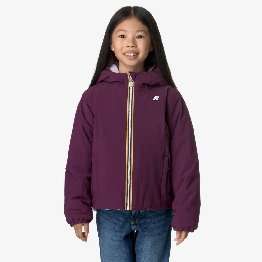 k way p lily st warm double violet dk purple violet lt lilac giubbino k71339w ate