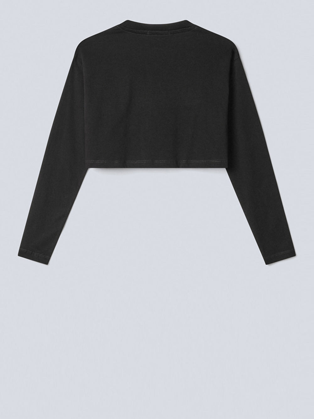 Crop Top In Jersey Nero