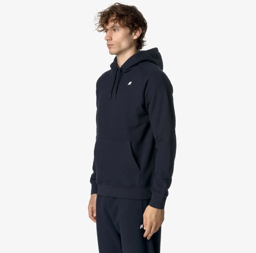 k way alban heavy fleece blue depht felpa k8133jw k89