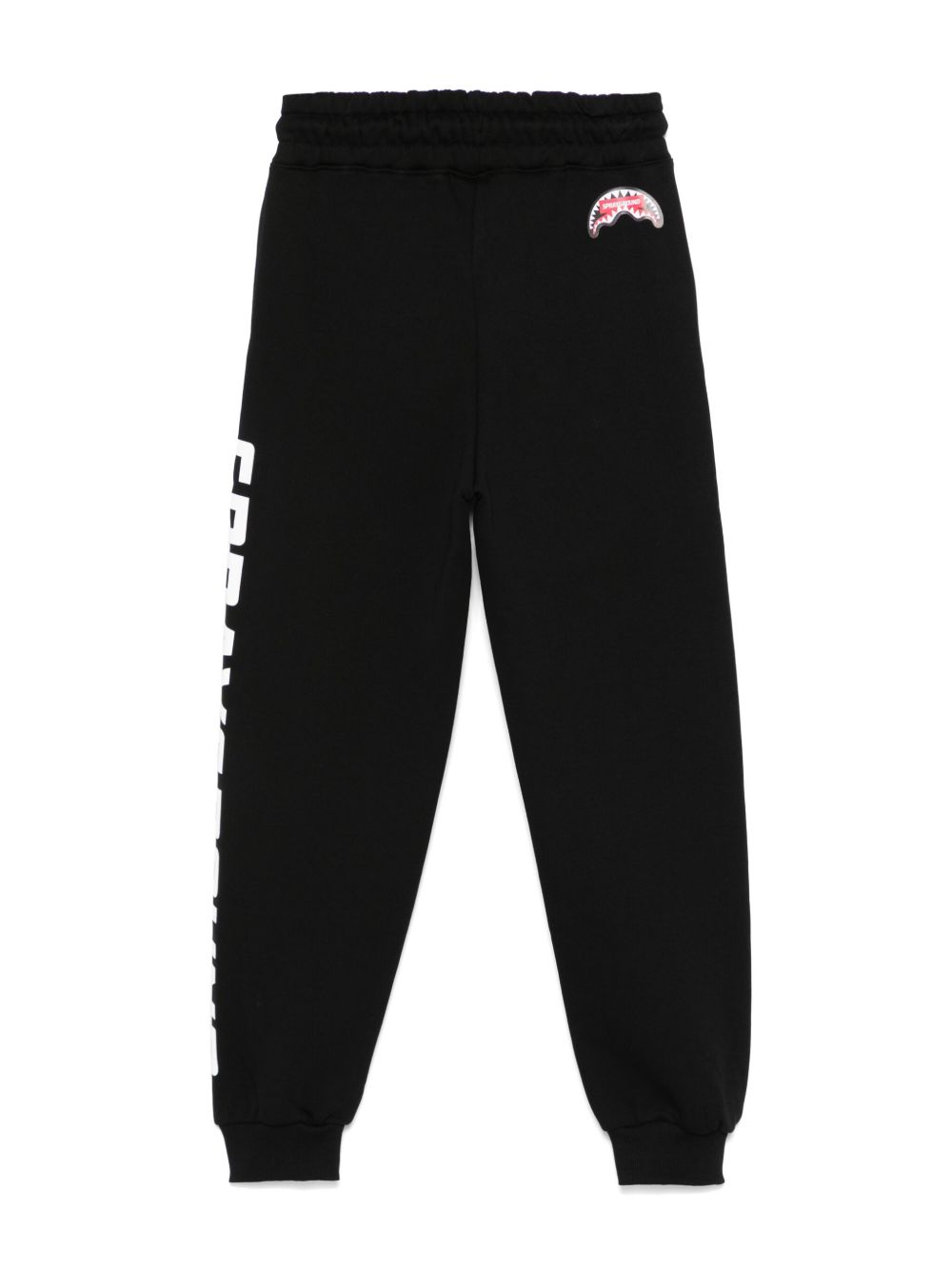 SPRAY ON THE SIDE PANTS BLACK
