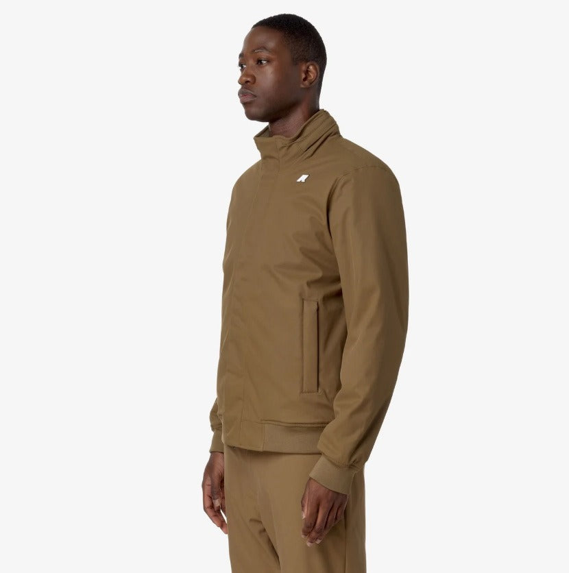 k way amaury twill marmotta brown c beige g giubbino k8133ew as6