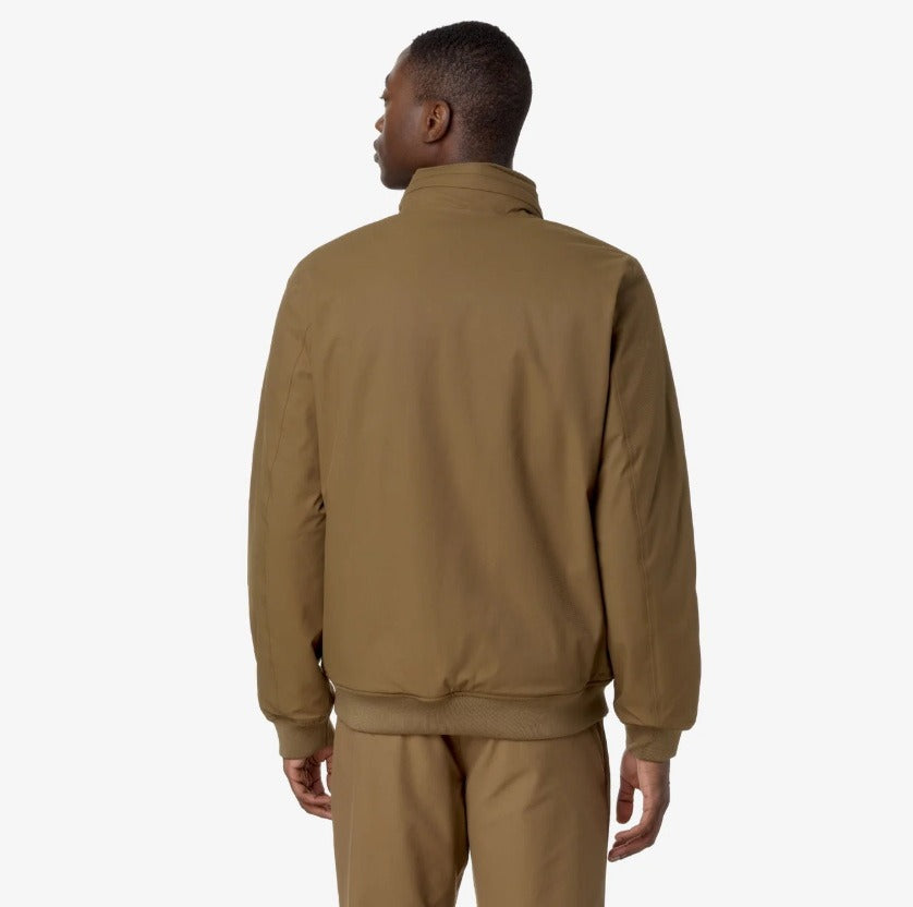 k way amaury twill marmotta brown c beige g giubbino k8133ew as6