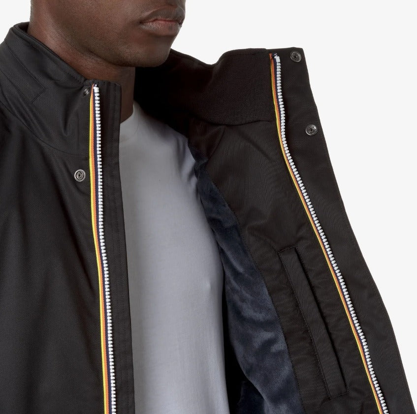 k way amaury twill marmotta black p blue a giubbino k8133ew al8