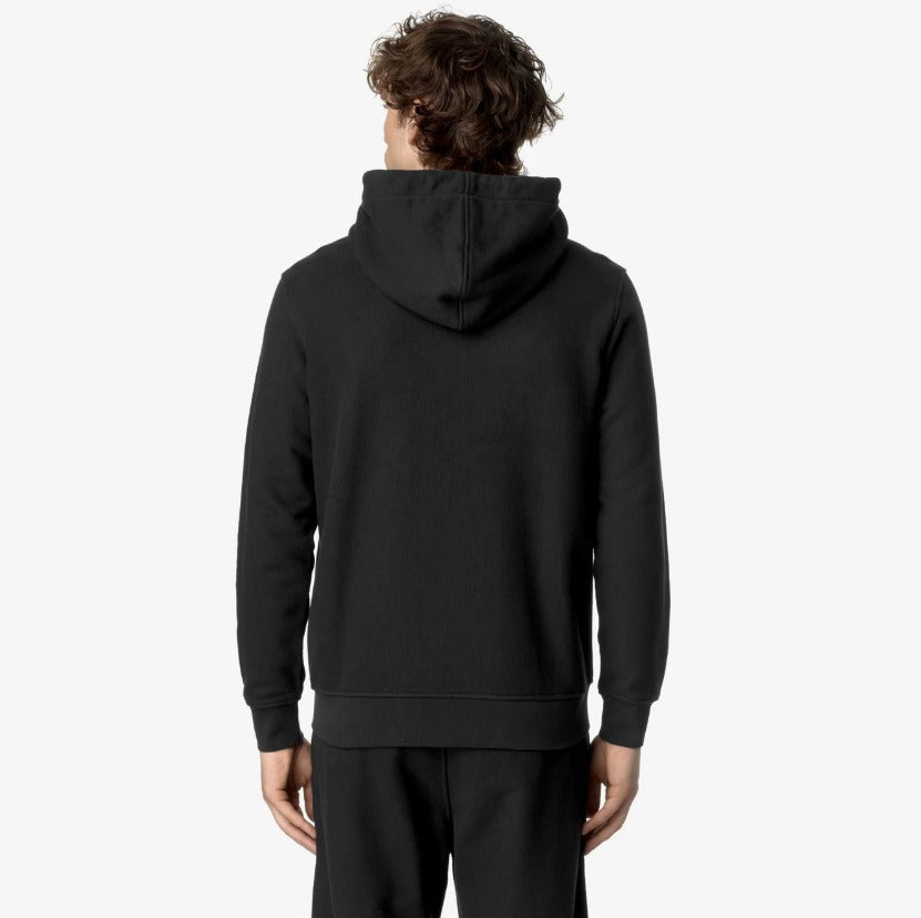 k way anthony heavy fleece black pure felpa k8133iw usy