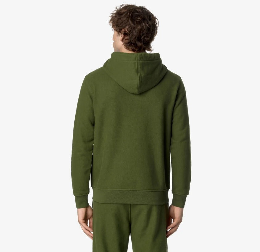k way anthony heavy fleece green cypress felpa k8133iw h11