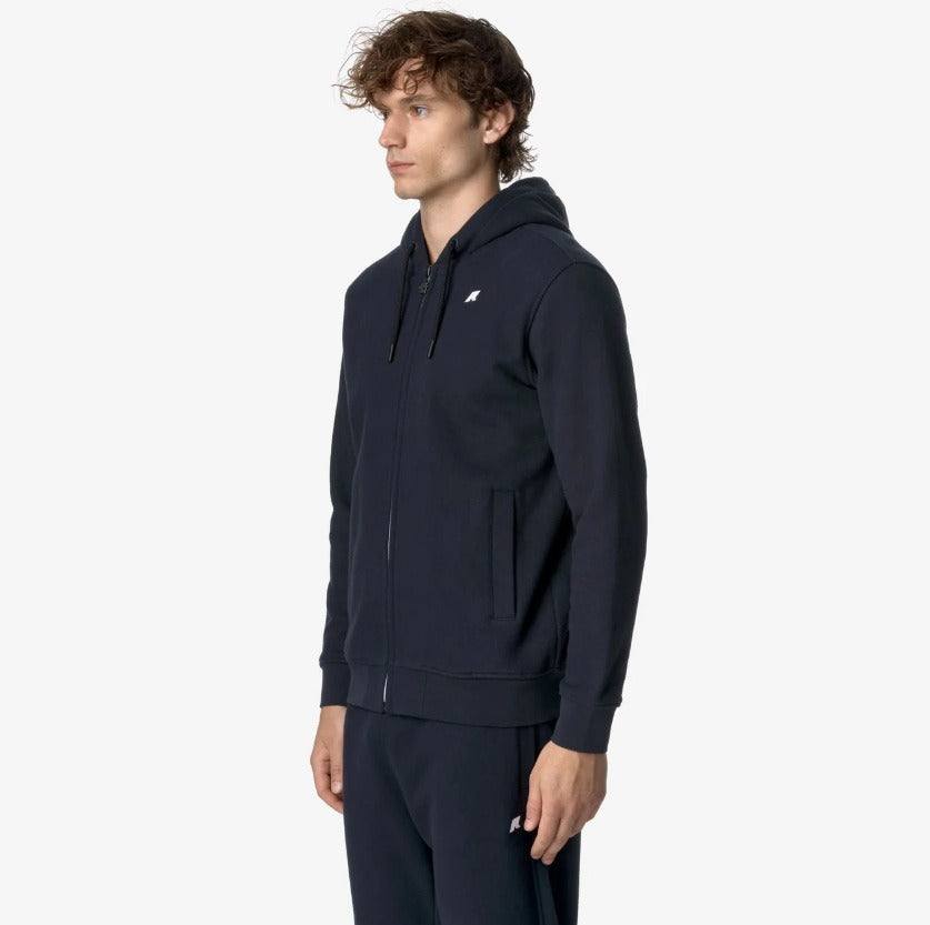 k way anthony heavy fleece blue depht felpa k8133iw k89