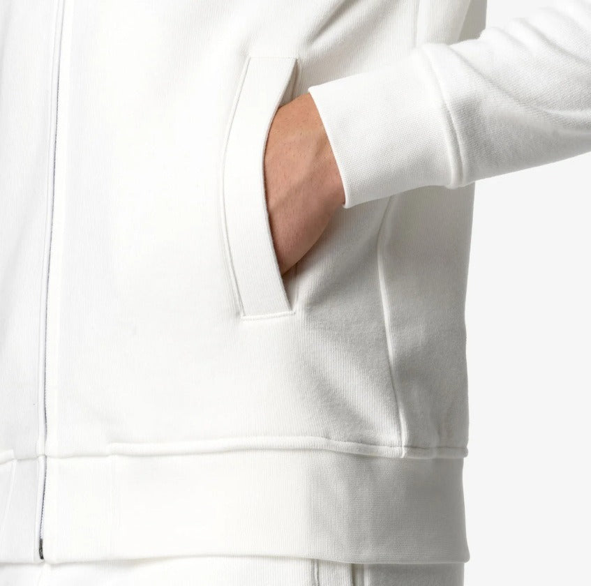 k way anthony heavy fleece white gardeniat felpa k8133iw x42