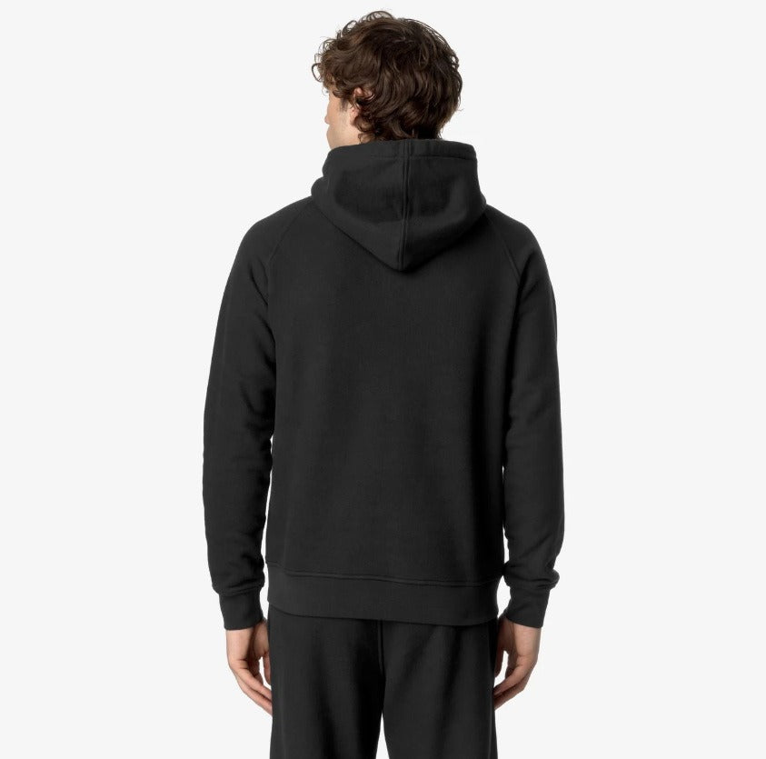 k way alban heavy fleece black pure felpa k8133jw usy