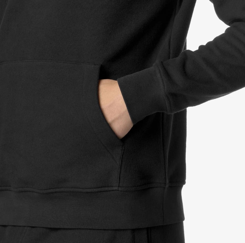 k way alban heavy fleece black pure felpa k8133jw usy