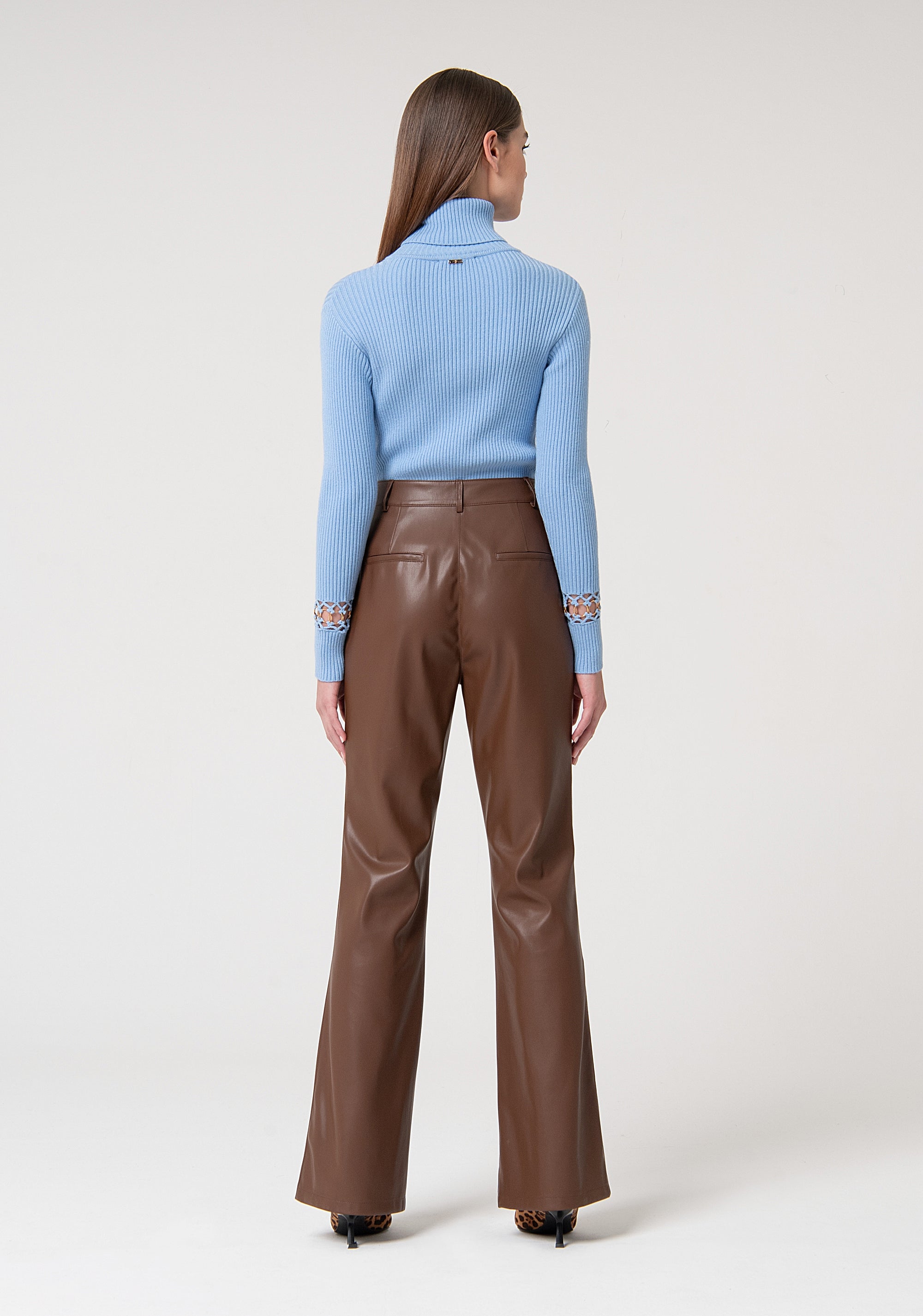 Boot Cut Pants Chocolate