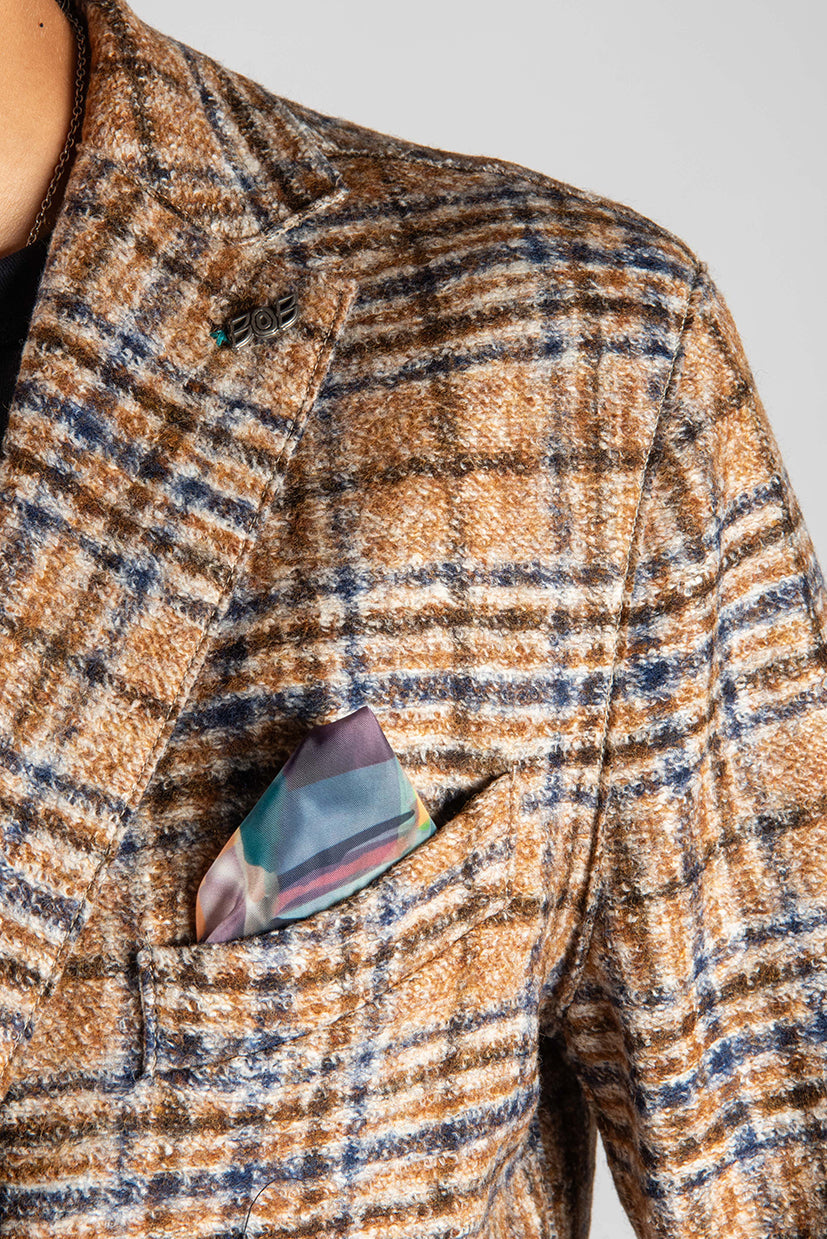 Single Breasted Jacket Fil Pocket