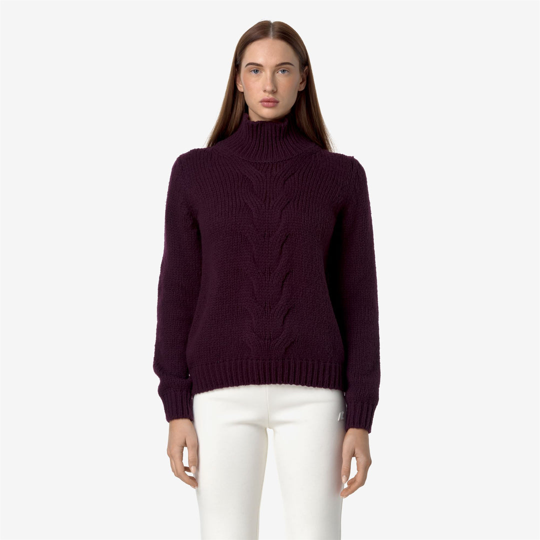 Fuzzy Wool Merino Blend Violet Dk Plum