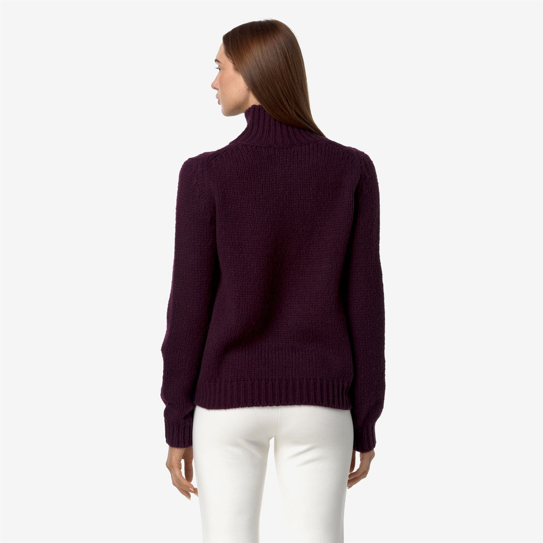Fuzzy Wool Merino Blend Violet Dk Plum