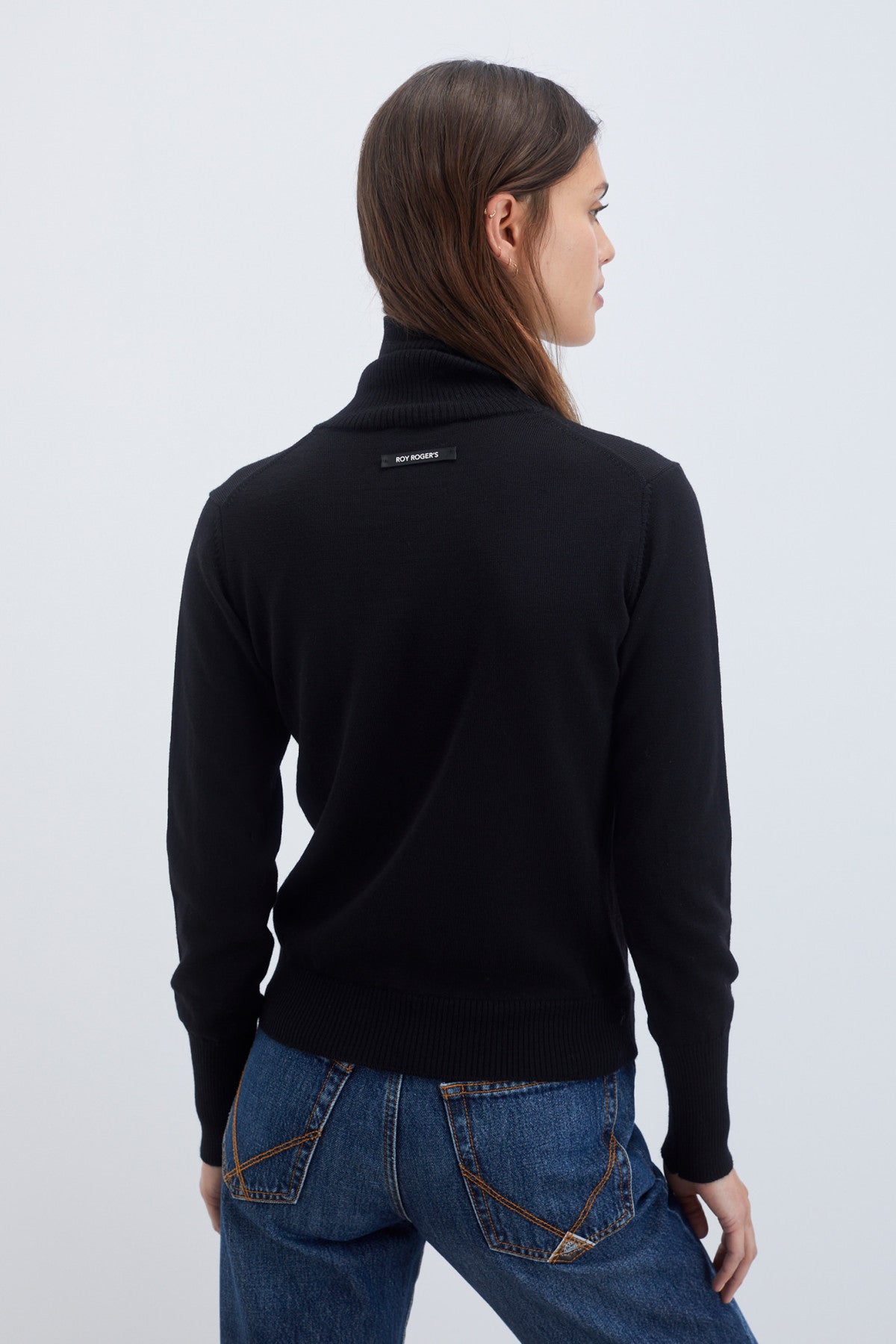 Turtleneck Slim Black
