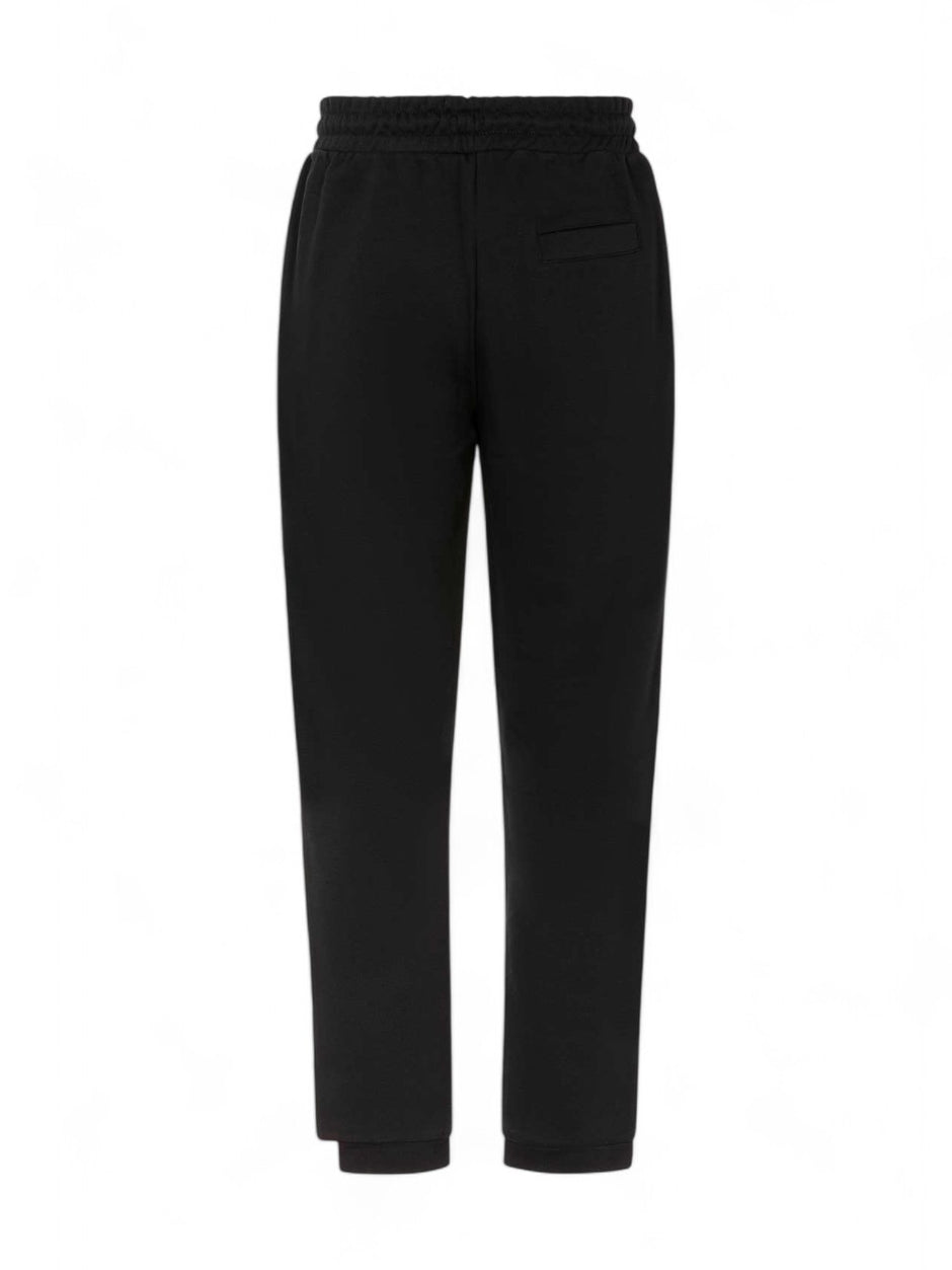 Black fleece trousers