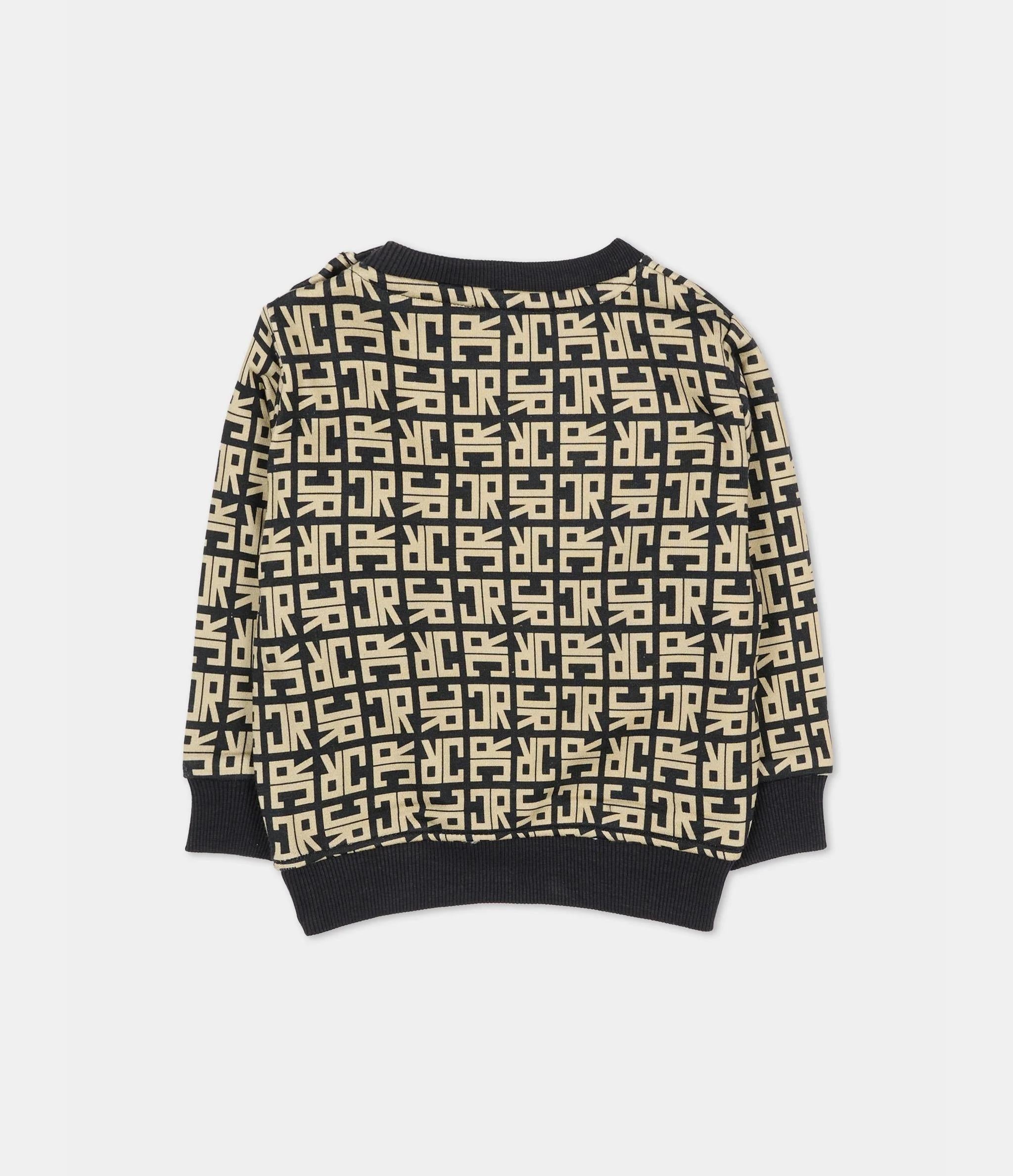 John Richmond Felpa beige per neonato con logo RIA25048FE JR MONOGRAM BEIGE Richmond kids