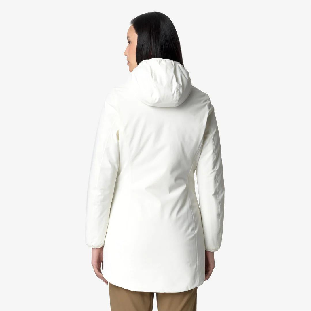 DENISE ST WARM REVERSIBLE<BR/>WHITE G-BROWN C K6128UW BCD K-WAY