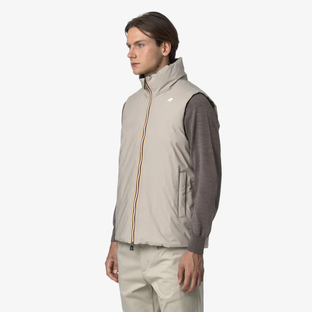 VALEN ST THERMO REVERSIBLE<BR/>BEIGE CASHMERE-BLACK OLIVE K4131IW B25 K-WAY