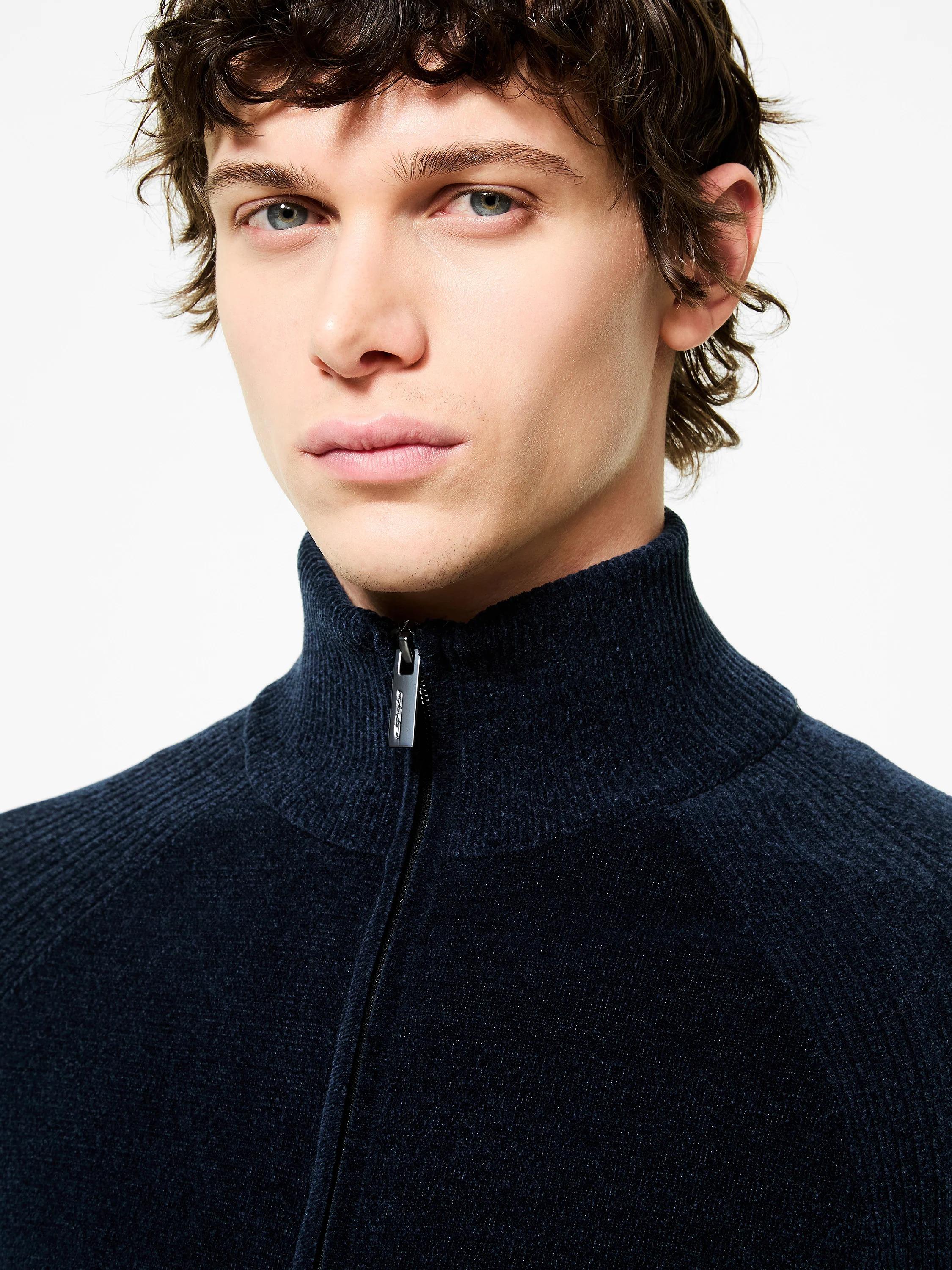 RRD Velvet Full Zip Knit Blue Black W25134 60 RRD