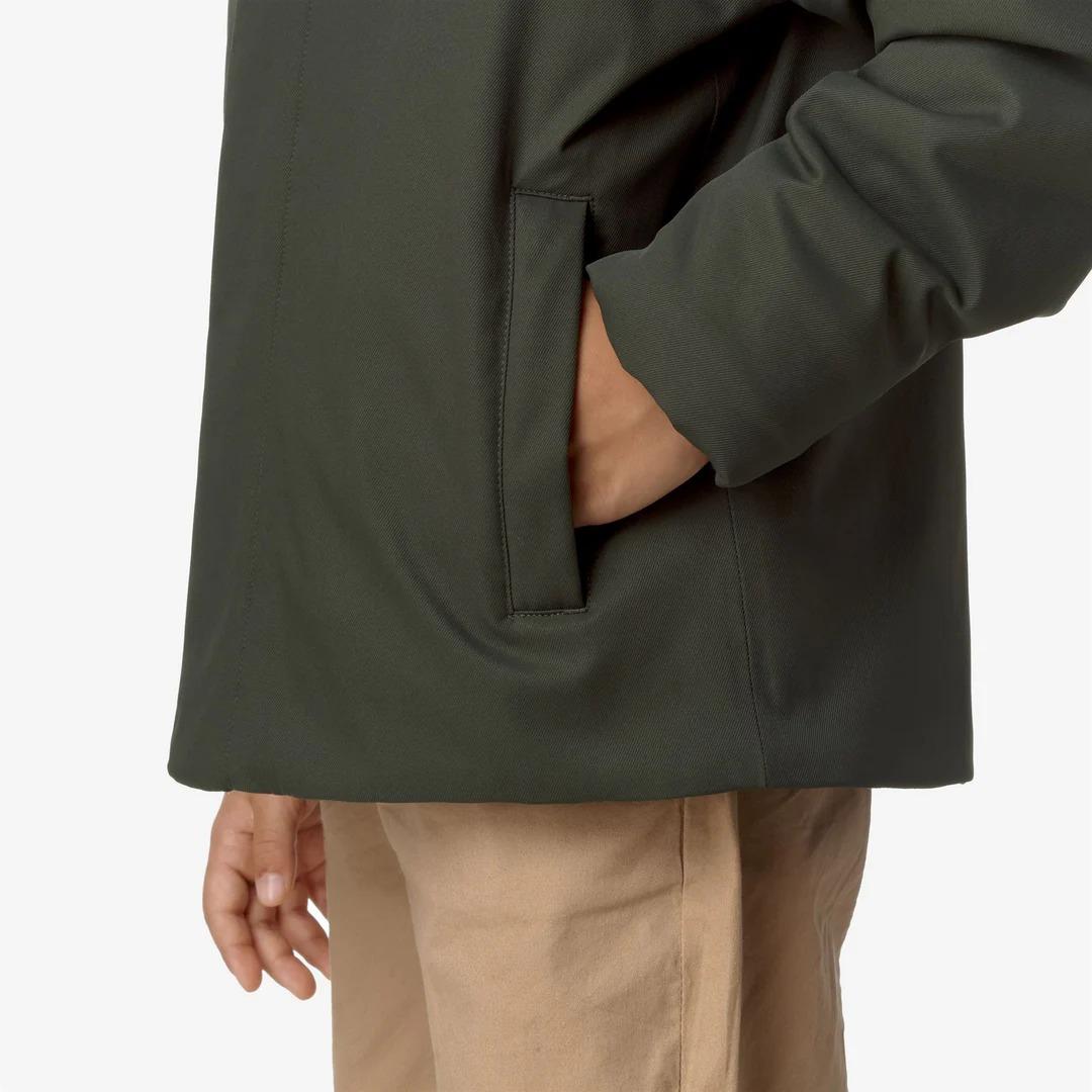 P. JACKO TWILL MARMOTTA GREEN B-BLUE A K1128FW* AL7 K-WAY