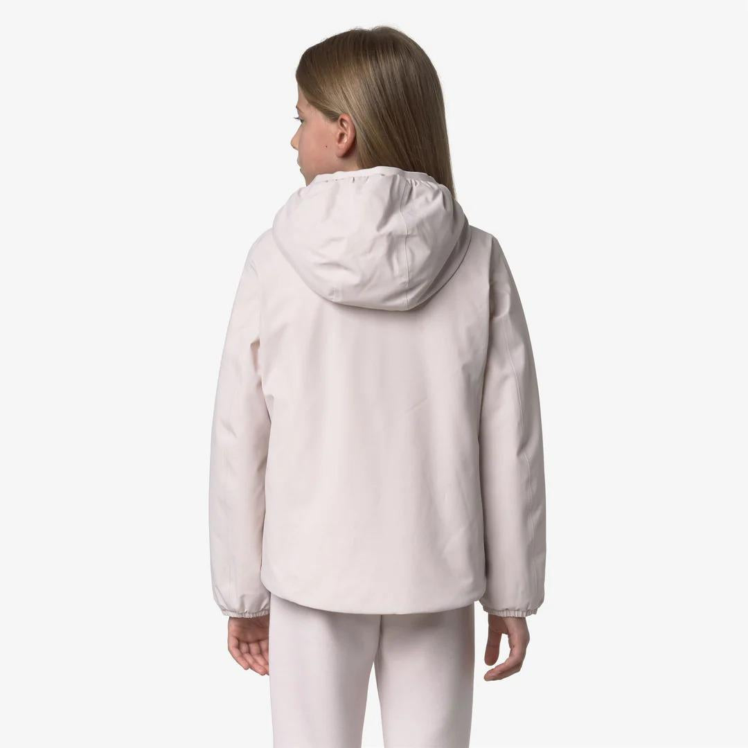 . LILY ST WARM REVERSIBLE<BR/>ROSE HUSHED-ROSE PINKISH K71339W B2K K-WAY