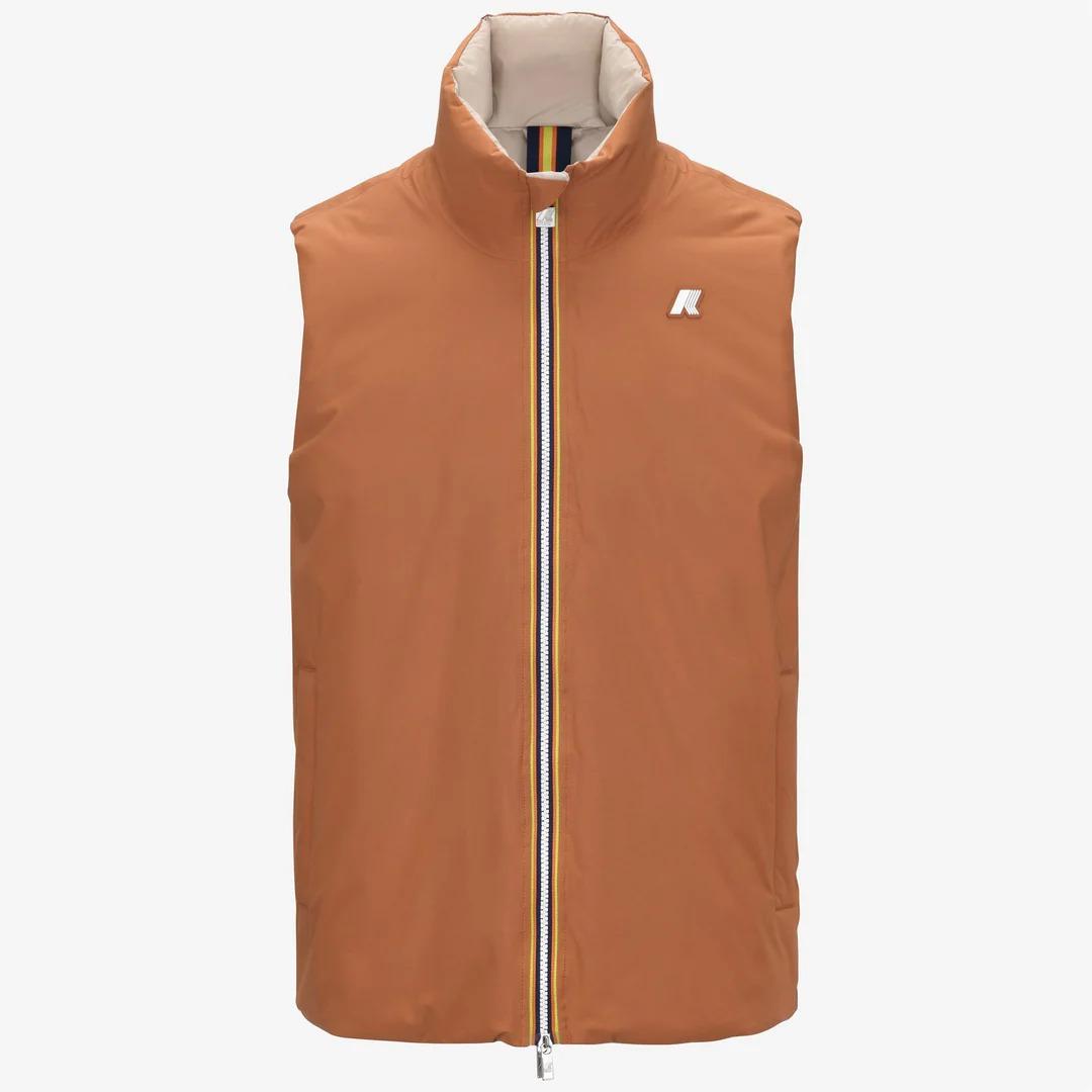 VALEN ST THERMO REVERSIBLE<BR/>ORANGE ADOBE-BEIGE CASHMERE K4131IW B28 K-WAY