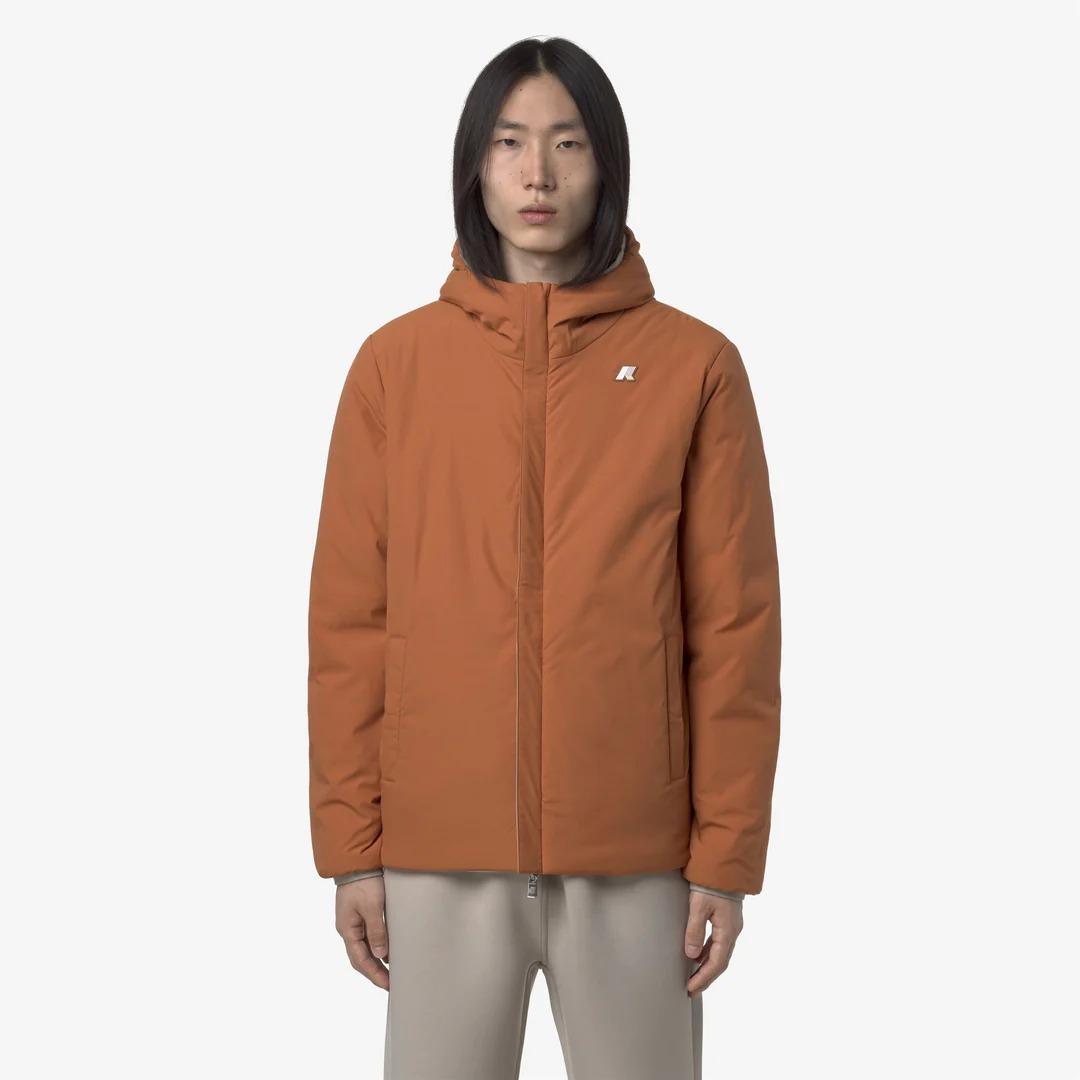 JACK ST WARM REVERSIBLE<BR/>BEIGE CASHMERE-ORANGE ADOBE K6128VW B2Q K-WAY