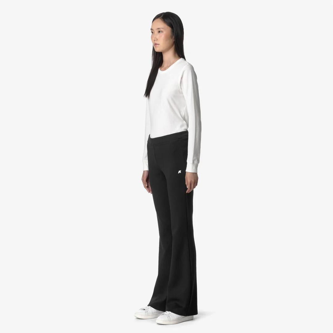 Pantalone K-Way Jenny Light Spacer Black Pure K2123NW USY K-WAY