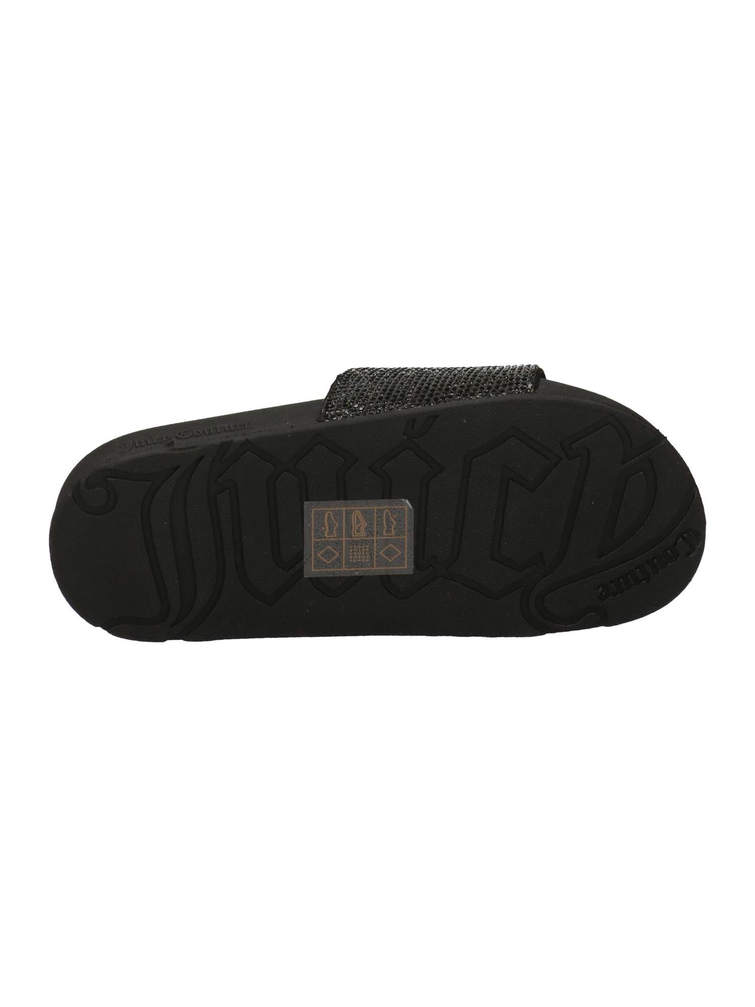 Ciabatta Slider Juicy Couture PEJDN2228WMA da donna nera.