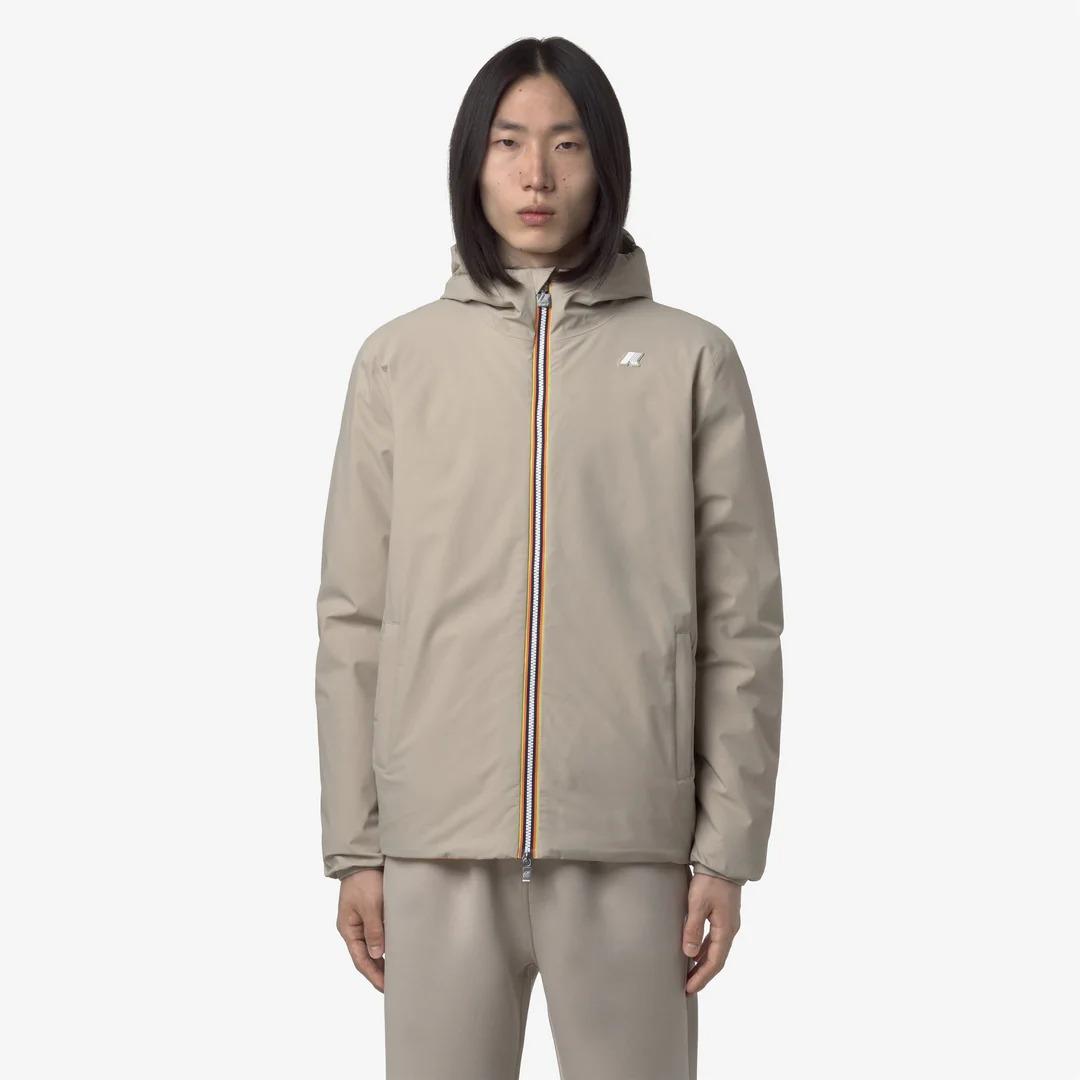 JACK ST WARM REVERSIBLE<BR/>BEIGE CASHMERE-ORANGE ADOBE K6128VW B2Q K-WAY