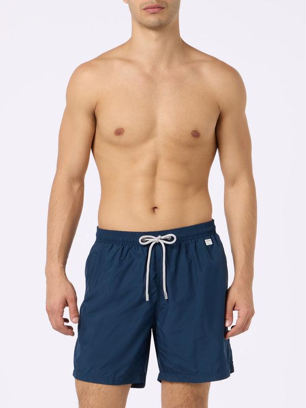 Costume da bagno da uomo in tessuto leggero blu navy Lighting Pantone