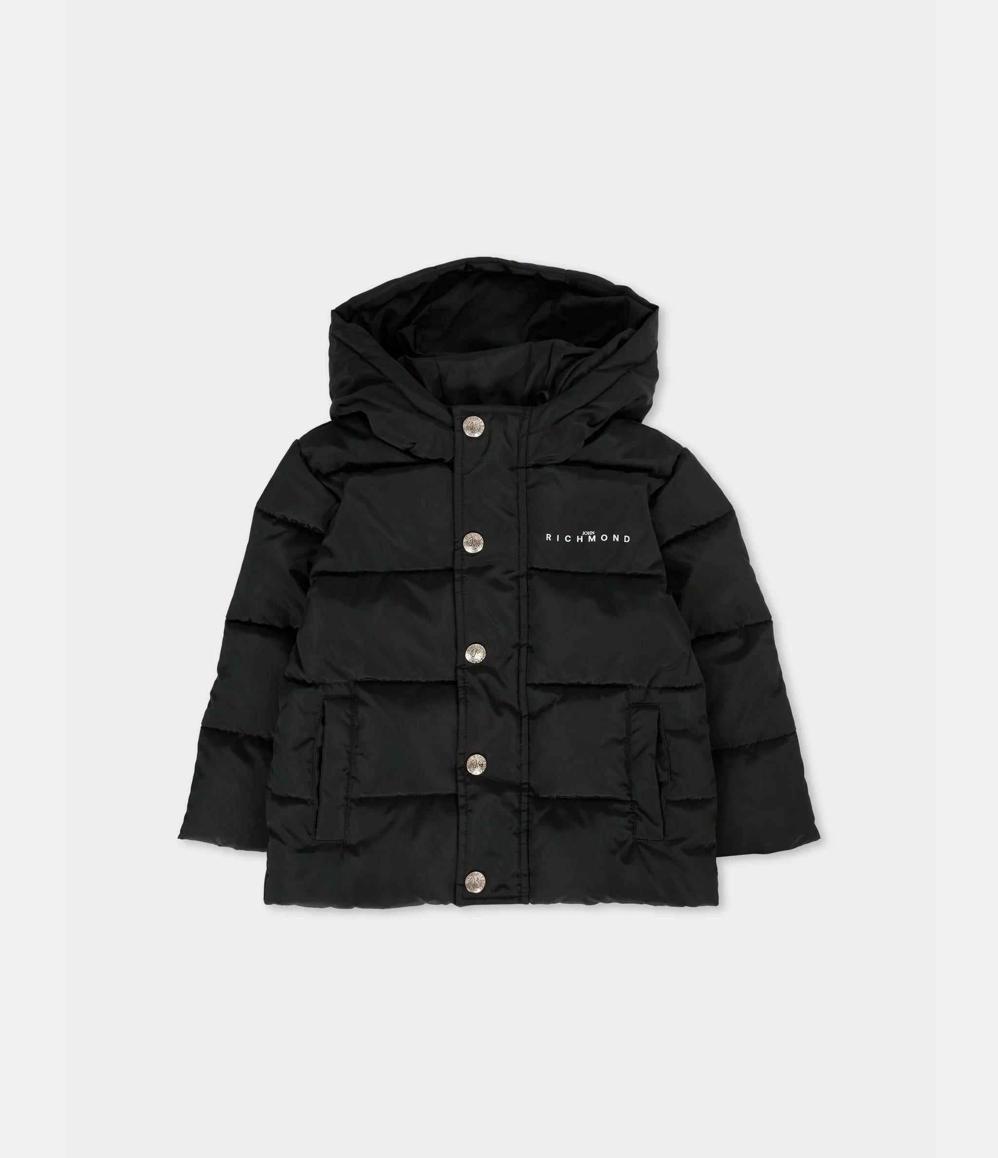 John Richmond Piumino nero per neonati con logo RIA25011PI BLACK Richmond kids