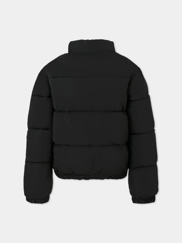 John Richmond giubbotto kids junior baple nero con logo sul petto RBA25014PI BLACK Richmond kids