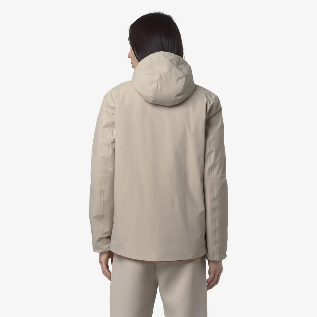 JACK ST WARM REVERSIBLE<BR/>BEIGE CASHMERE-ORANGE ADOBE K6128VW B2Q K-WAY