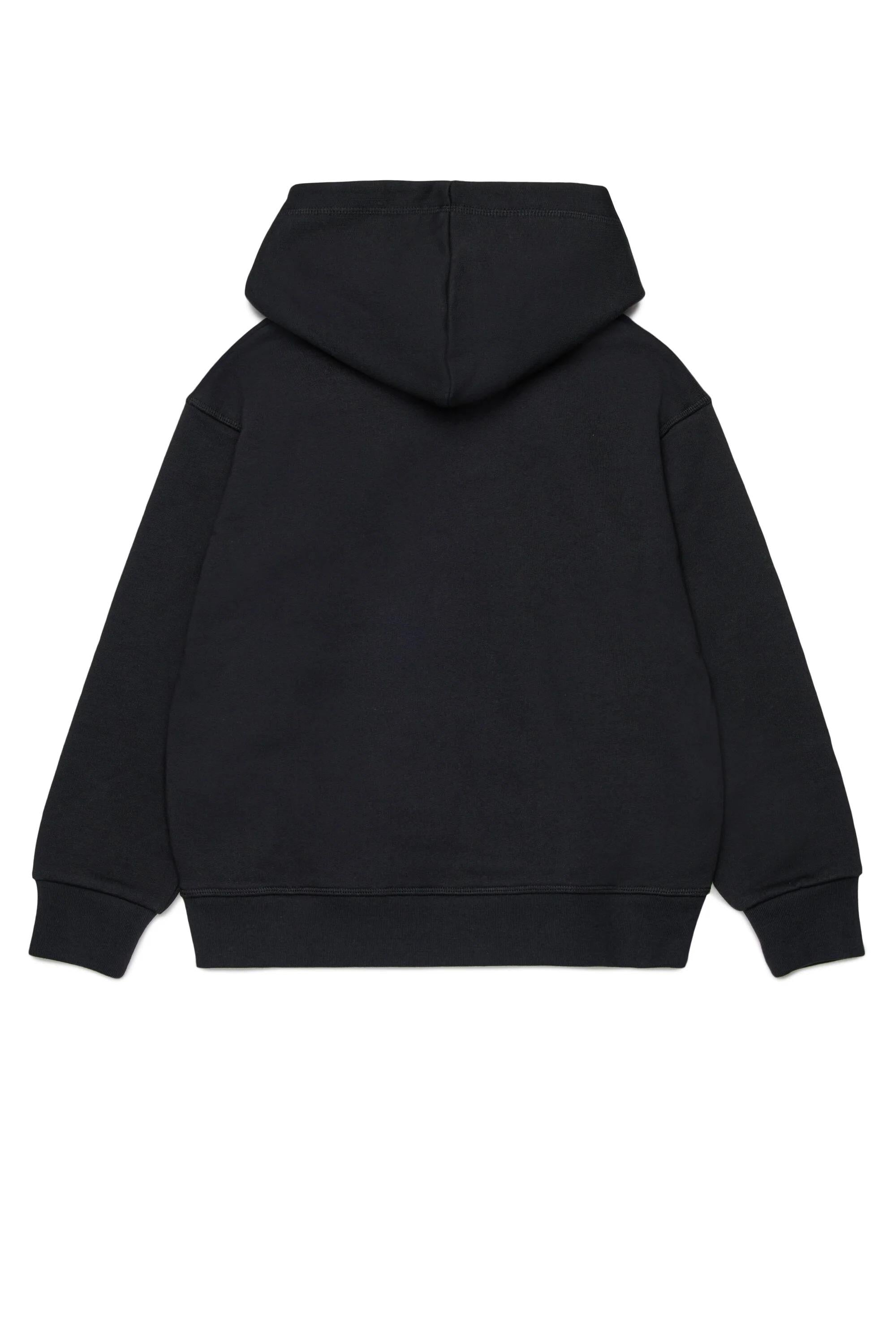 Felpa con logo Icon New Generation nera DQ2940-D00ZF DQ900 DSQUARED KID