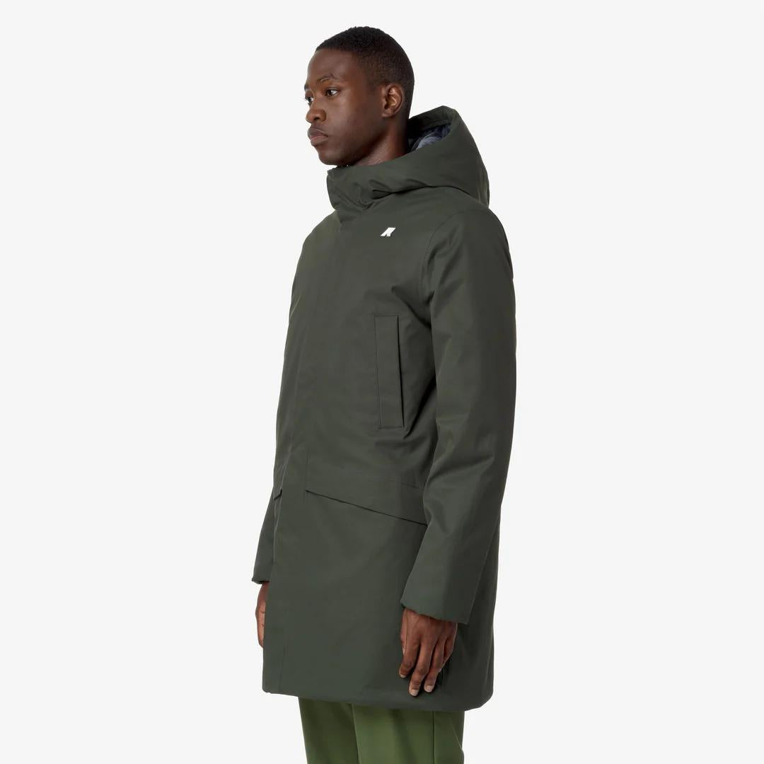 JARNO TWILL MARMOTTA<BR/>GREEN B-BLUE A K8133FW AL7 K-WAY