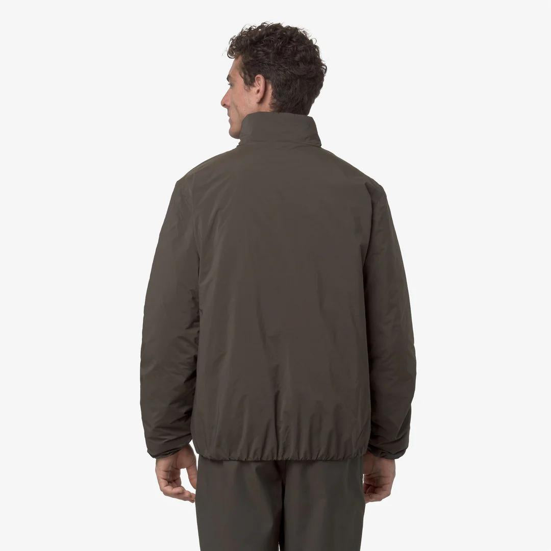 VALENTINE PLAIN WARM<BR/>BLACK OLIVE K2136CW XRG K-WAY