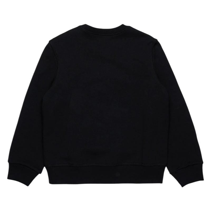 Black Slouch Fit Crewneck Sweatshirt