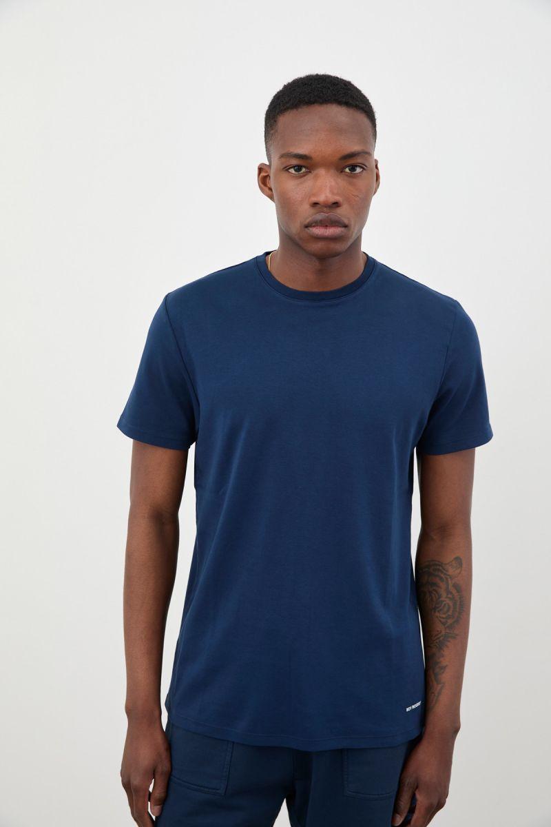 T-Shirt Supima Jersey Blu RRU90157CG060569 C0048 ROY ROGER'S
