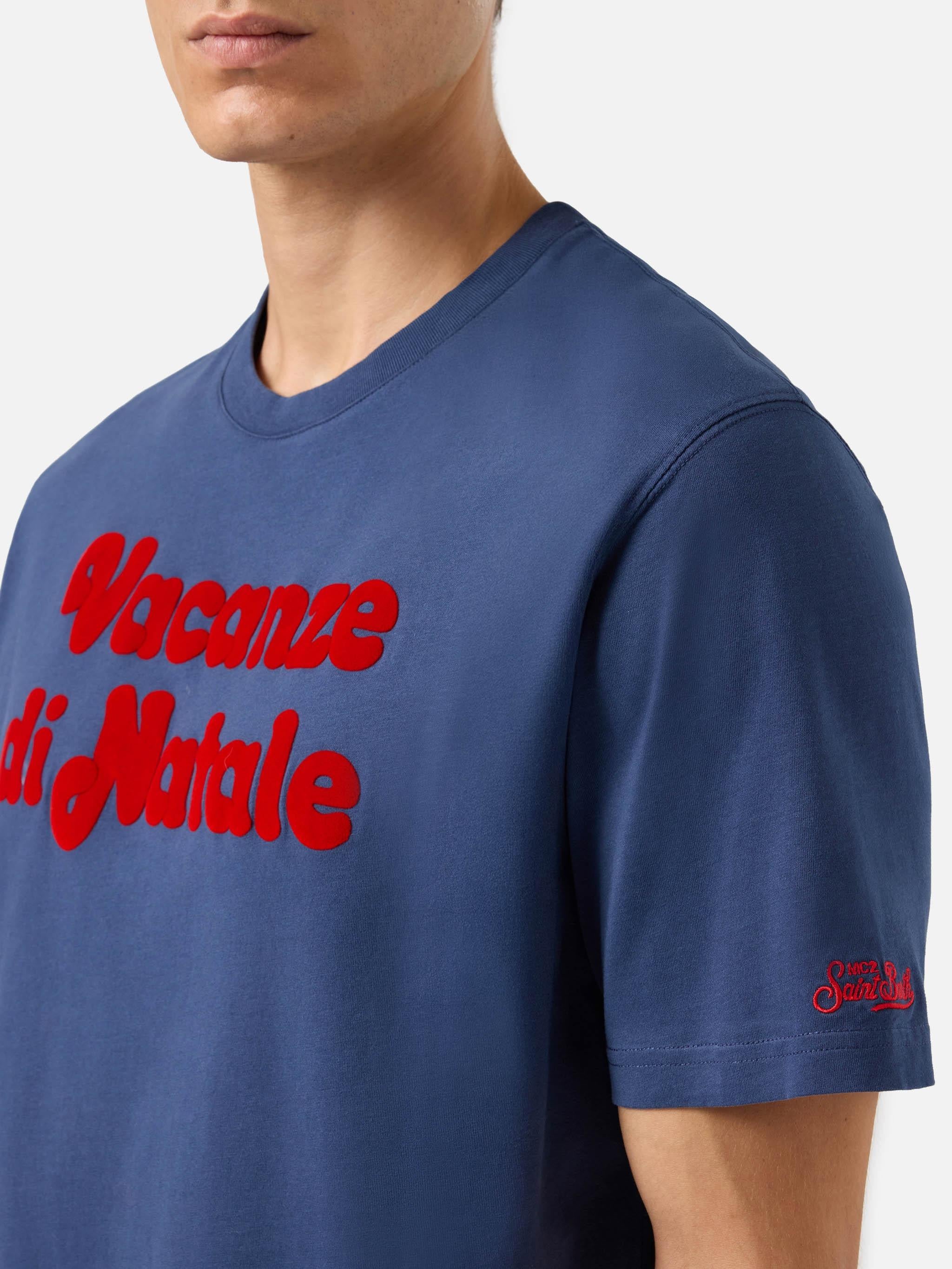 T-shirt Arnott Warm in cotone invernale con stampa flock locandina film | VACANZE DI NATALE SPECIAL EDITION ARN0004 03033I MC2 SAINT BARTH