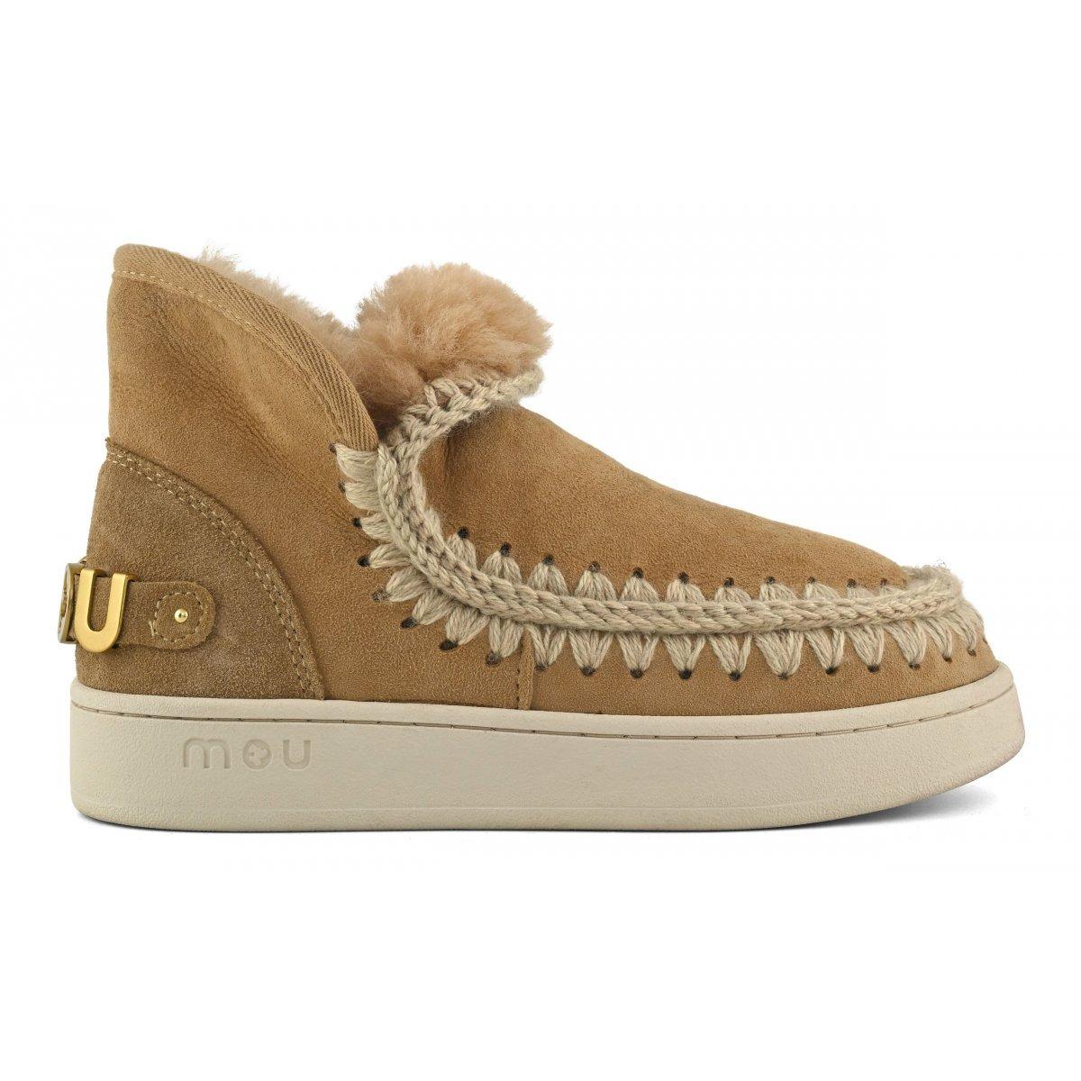 Mou new eskimo sneaker suede savana F25-MUFW741001A SAV MOu