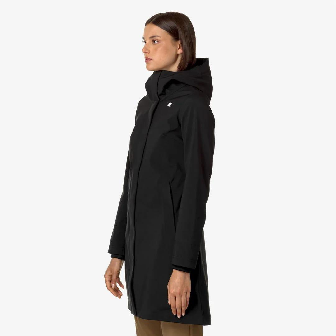 Giubbino K-Way Stephy Bonded Black-Blue depth K21489W A3C K-WAY