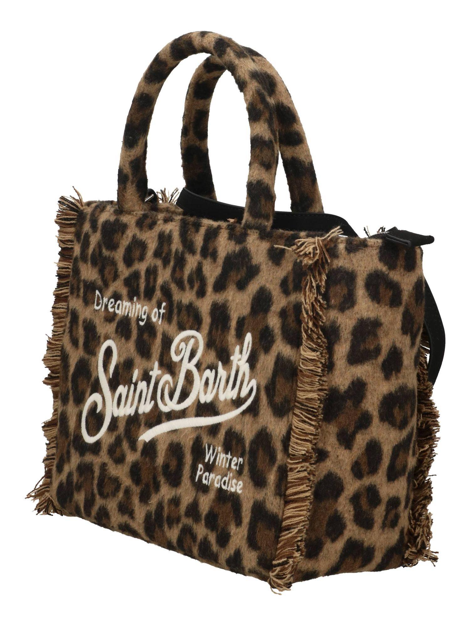 Borsa MC2 Saint Barth COL0037 00223ICOLETTE FELT da donna leopardata COL0037 00223I MC2 SAINT BARTH