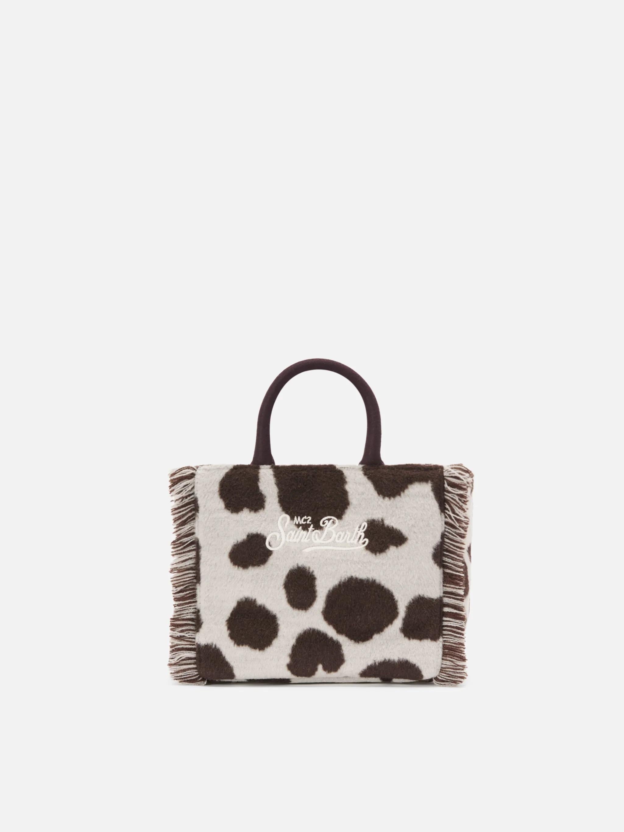Borsa a mano Vanity Mini Felt in misto lana muccata VAMI024 01434I MC2 SAINT BARTH
