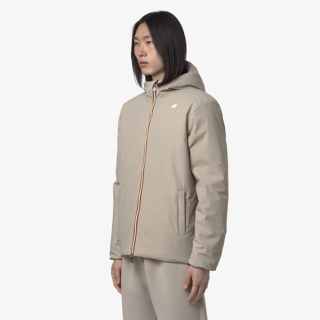 JACK ST WARM REVERSIBLE<BR/>BEIGE CASHMERE-ORANGE ADOBE K6128VW B2Q K-WAY