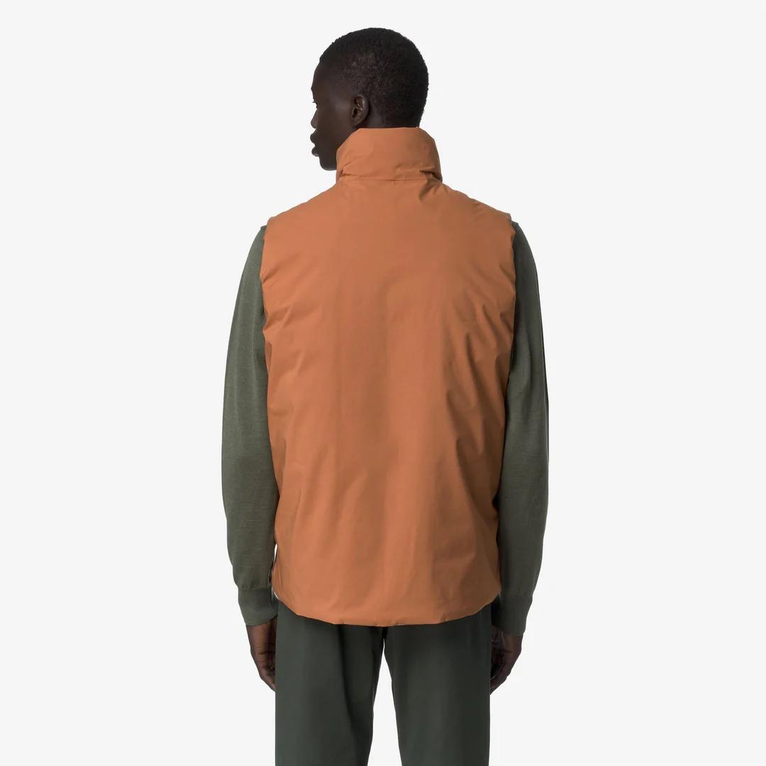 VALEN ST THERMO REVERSIBLE<BR/>ORANGE ADOBE-BEIGE CASHMERE K4131IW B28 K-WAY