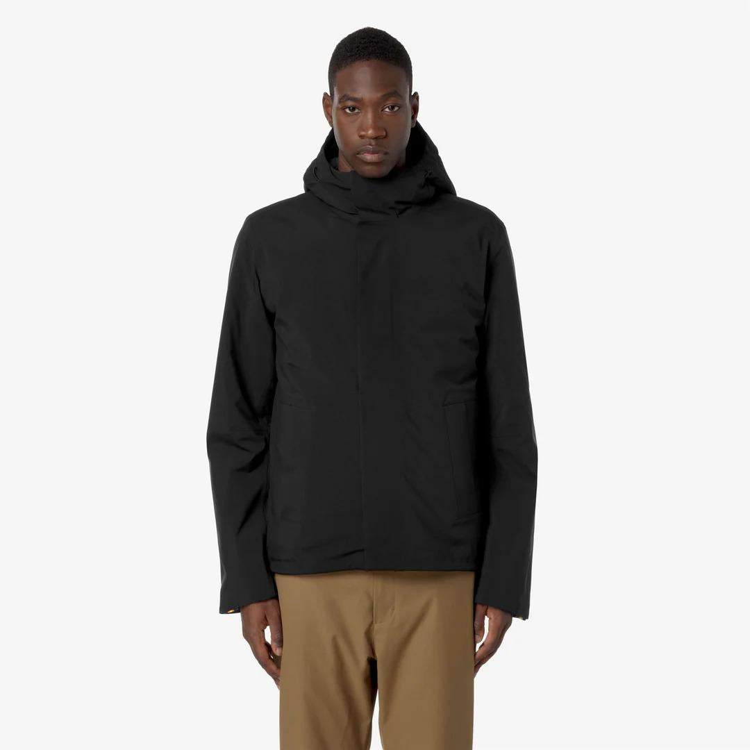 JACKEN BONDED PADDED<BR/>BLACK PURE K7132BW AT0 K-WAY