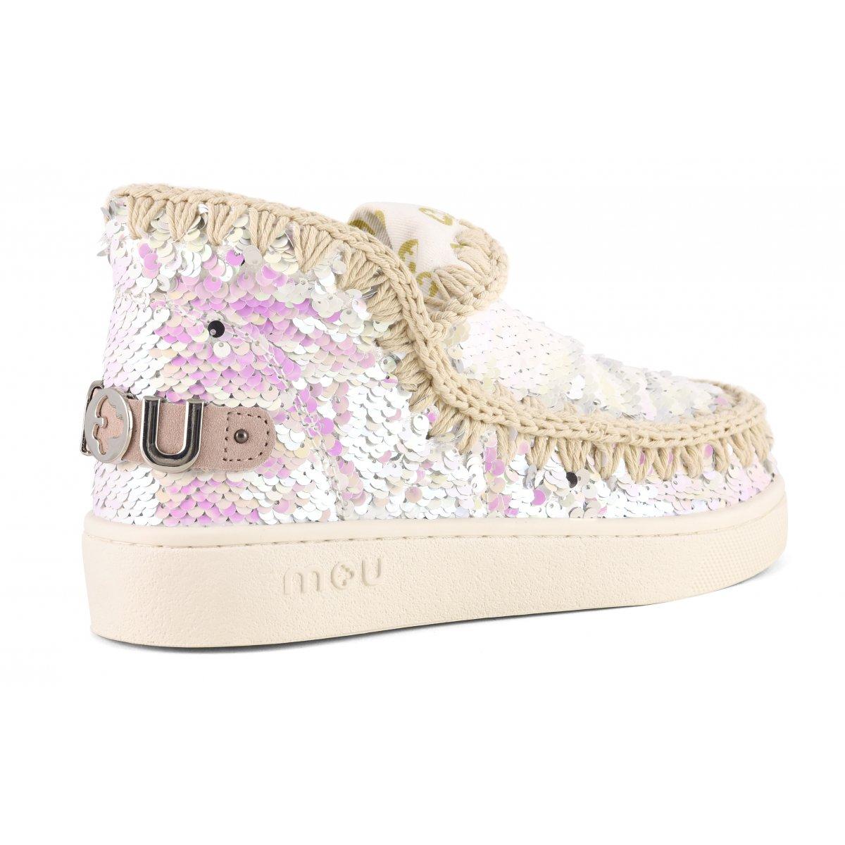 Summer Eskimo Sneaker Sequins Gunmental