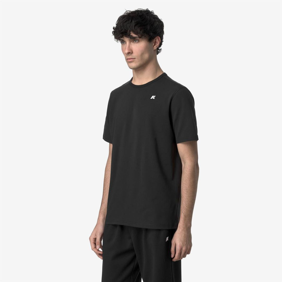 Adame Light Stretch Jersey Black Pure T-shirt