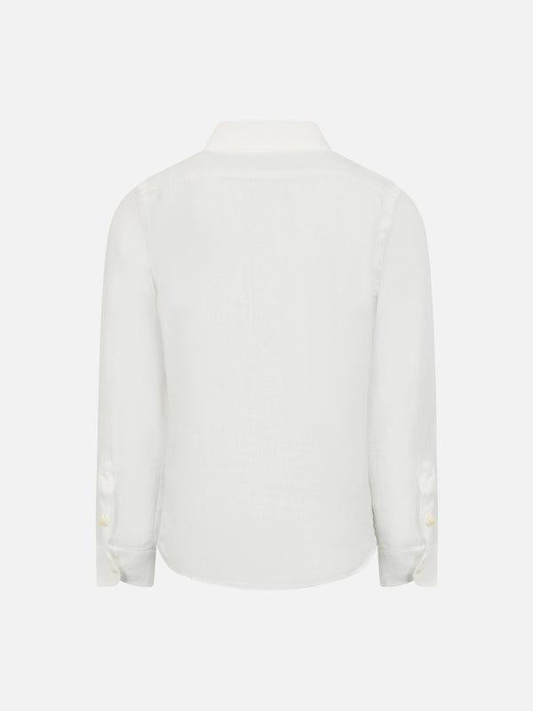 Agnes White Linen Shirt